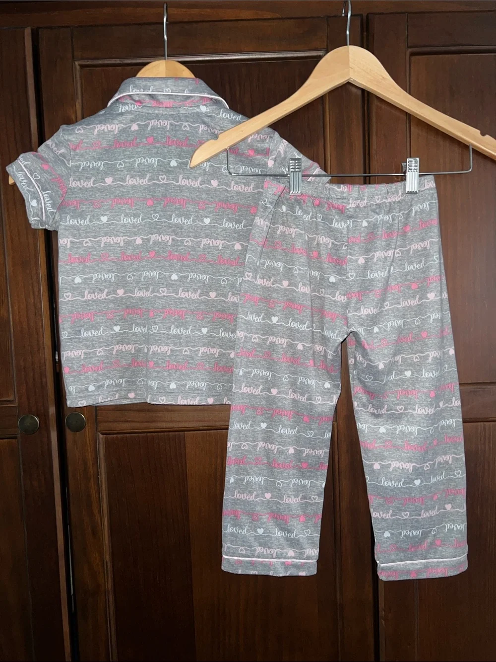 Laura Ashley Girls Gray Pink 